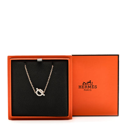 Hermes 18K Rose Gold Diamond Finesse Bracelet ST 4 of 4