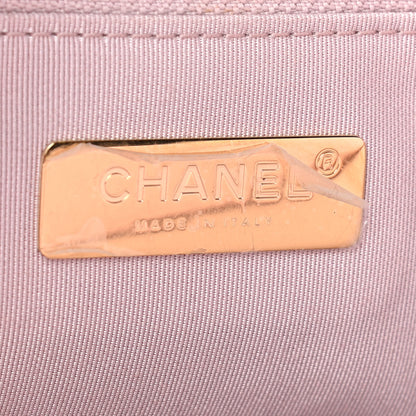 Chanel Lambskin Quilted Large Chanel 19 Flap Light Pink 6 of 10