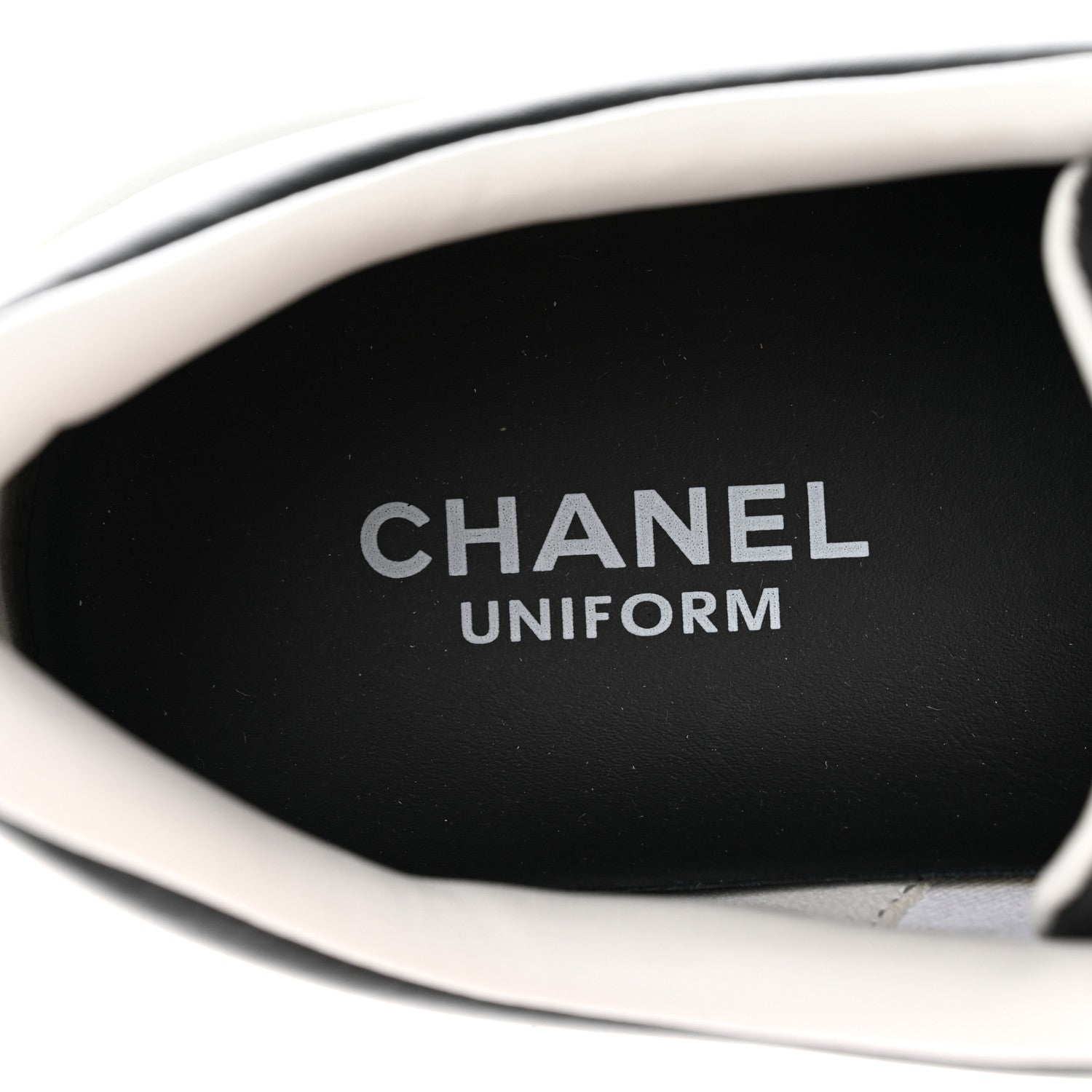 Chanel Calfskin CC Womens Sneakers 41.5 Black 7 of 12