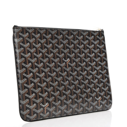 Goyard Goyardine Senat Pochette MM Black 3 of 8