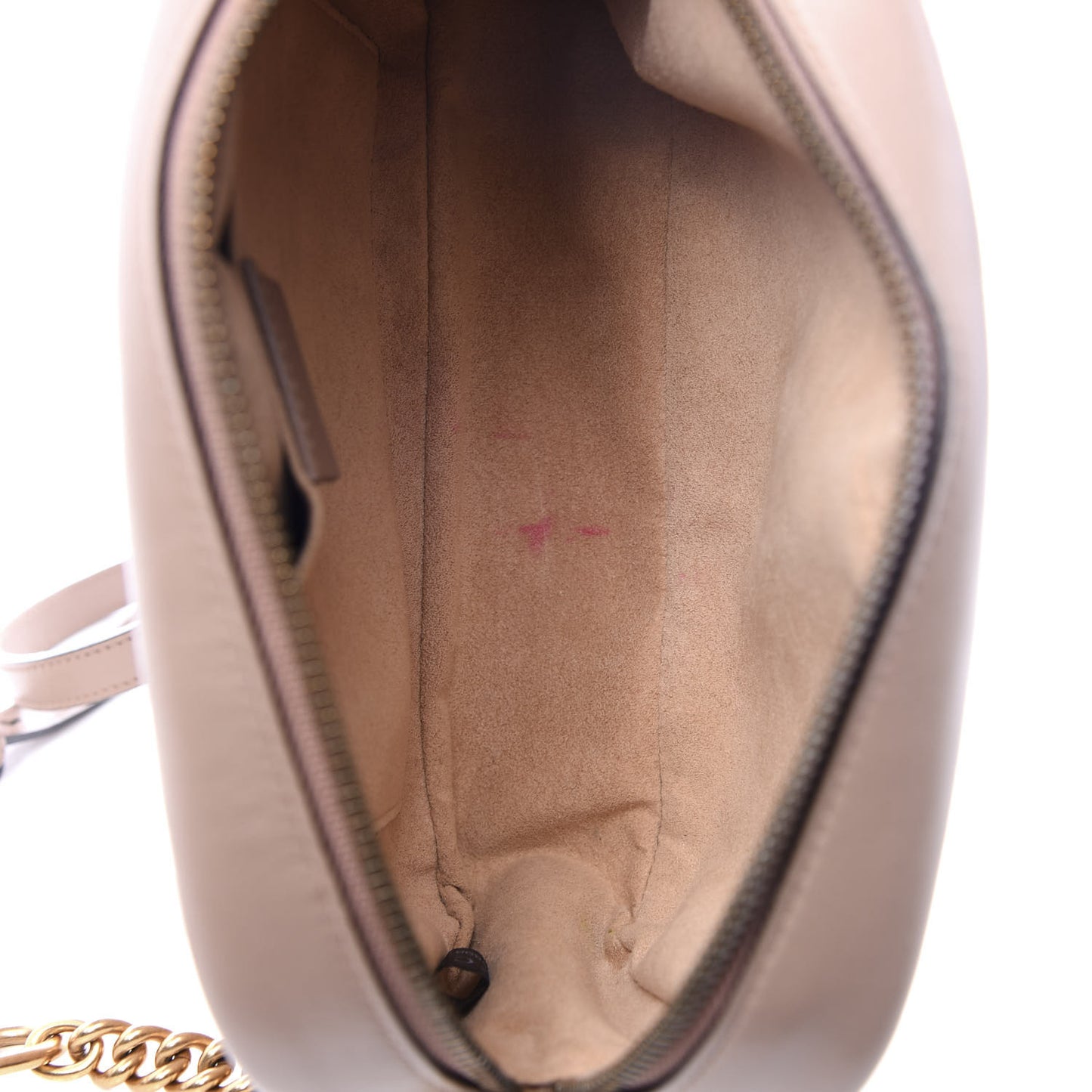 Calfskin Matelasse Small GG Marmont Chain Shoulder Bag Porcelain Rose