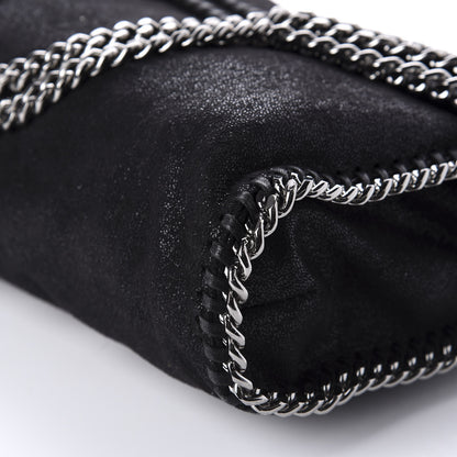 Stella McCartney Shaggy Deer Falabella Fold Over Tote Black 8 of 11