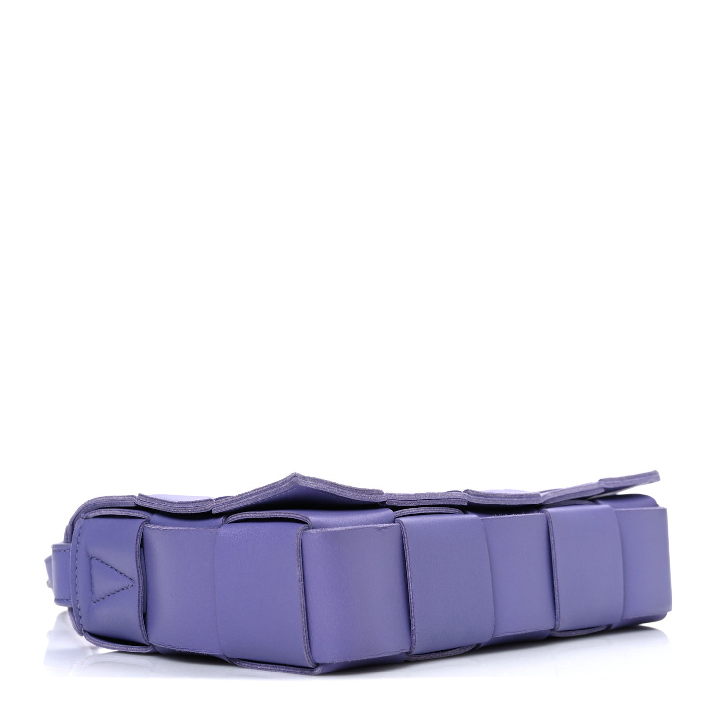 Lambskin Maxi Intreccio Cassette Crossbody Bag Wisteria