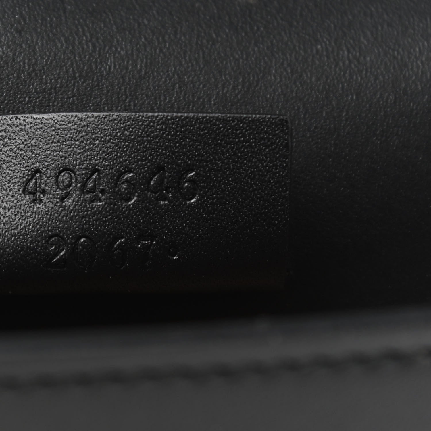 Gucci Calfskin Super Mini Sylvie Chain Shoulder Bag Black 7 of 9