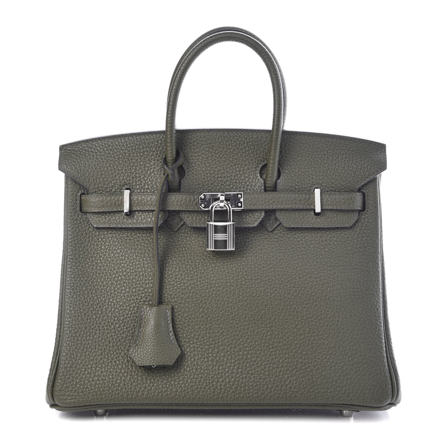 Hermes Togo Birkin 25 Vert Olive 1 of 38