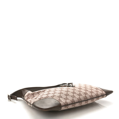 Gucci Monogram Lobster Clasp Jackie O Hobo Brown 4 of 9