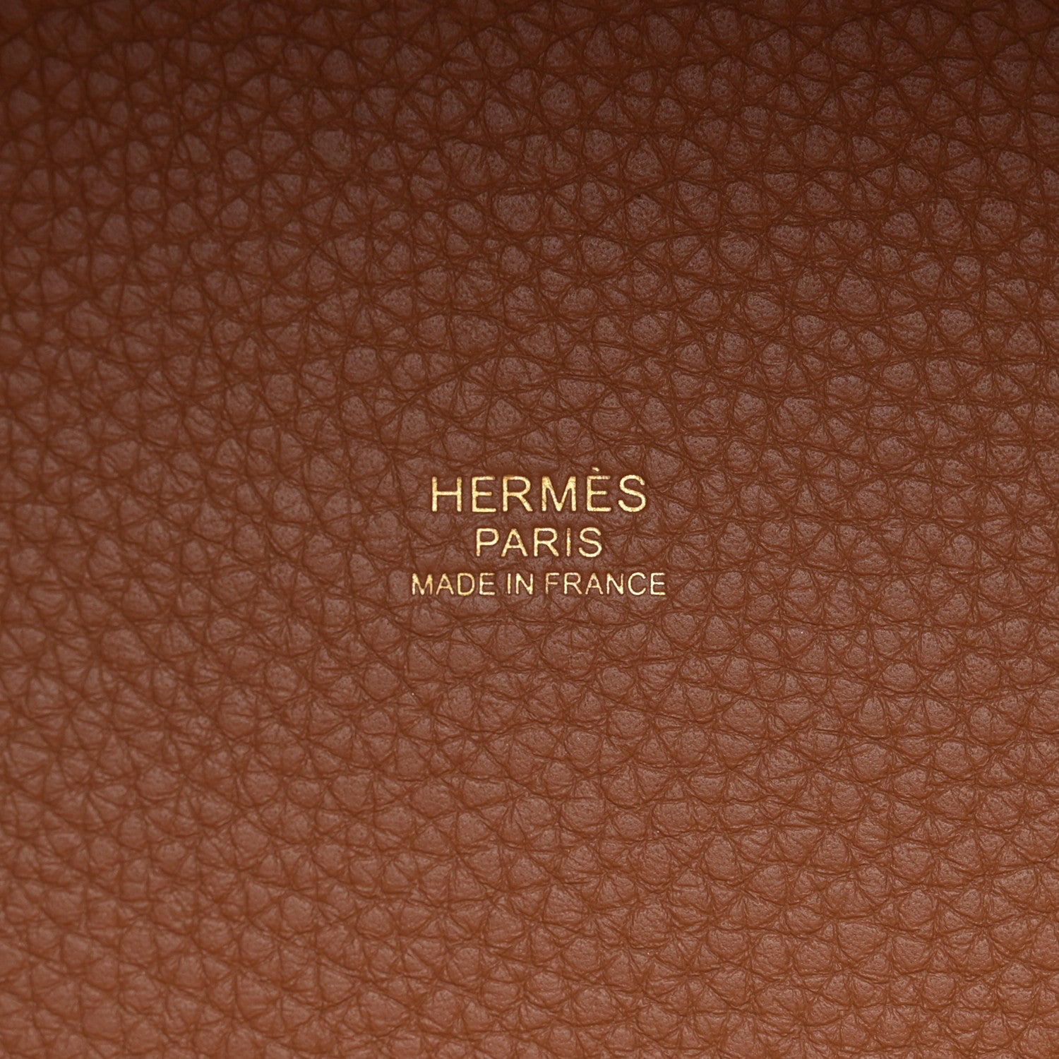 Hermes Taurillon Clemence Picotin Lock 22 MM Gold 6 of 12