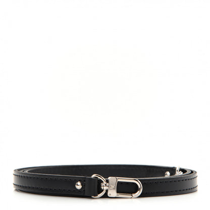Louis Vuitton Calfskin Alma BB Shoulder Strap Black 1 of 4