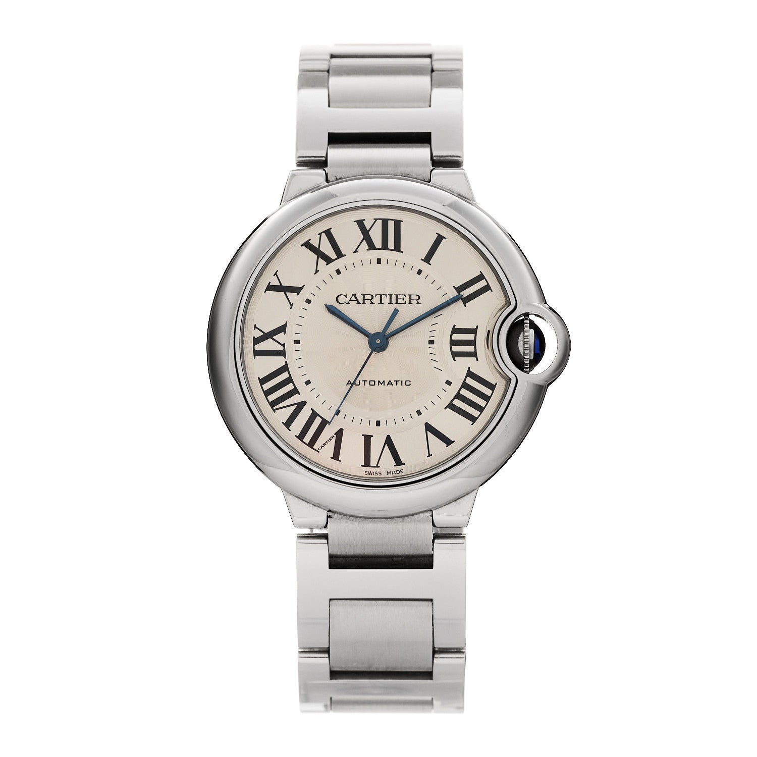 Cartier Stainless Steel 36mm Ballon Bleu De Cartier Automatic Watch 1 of 5
