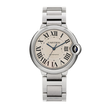 Cartier Stainless Steel 36mm Ballon Bleu De Cartier Automatic Watch 1 of 5