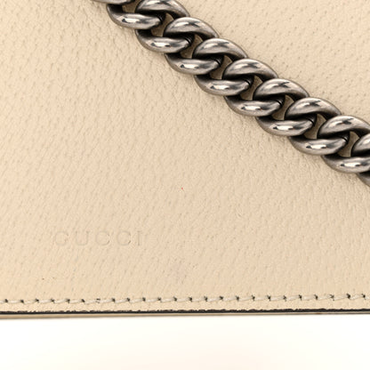 Gucci Textured Calfskin Crystal Mini Dionysus Shoulder Bag Mystic White 14 of 15