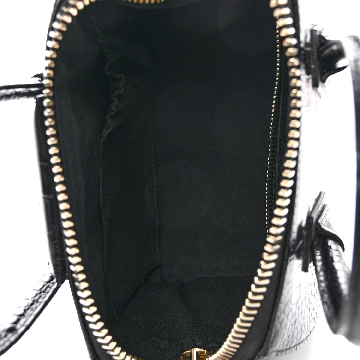 Givenchy Calfskin Crocodile Embossed Mini Antigona Black 5 of 10