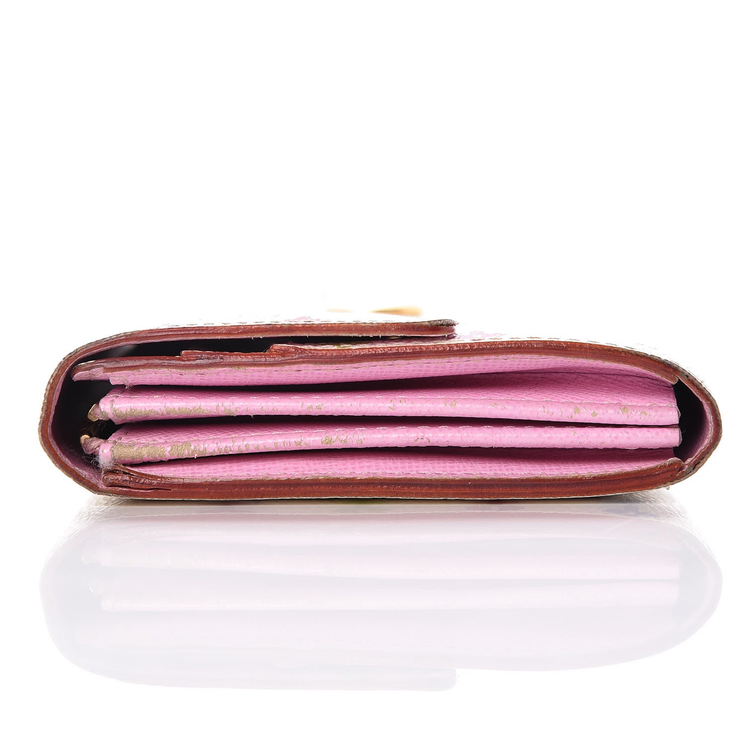 Louis Vuitton Monogram Multicolor Sarah Wallet White Litchi 8 of 24