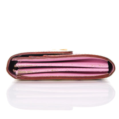 Louis Vuitton Monogram Multicolor Sarah Wallet White Litchi 8 of 24