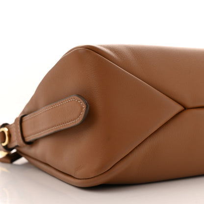 Prada Soft Calfskin Medium Aimee Shoulder Bag Caramel 8 of 11