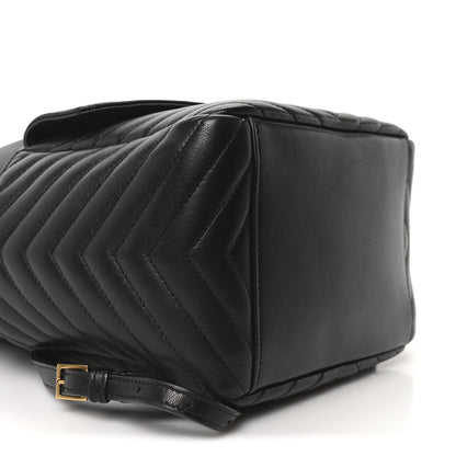 Saint Laurent Lambskin Matelasse Monogram Joe Backpack Black 9 of 10