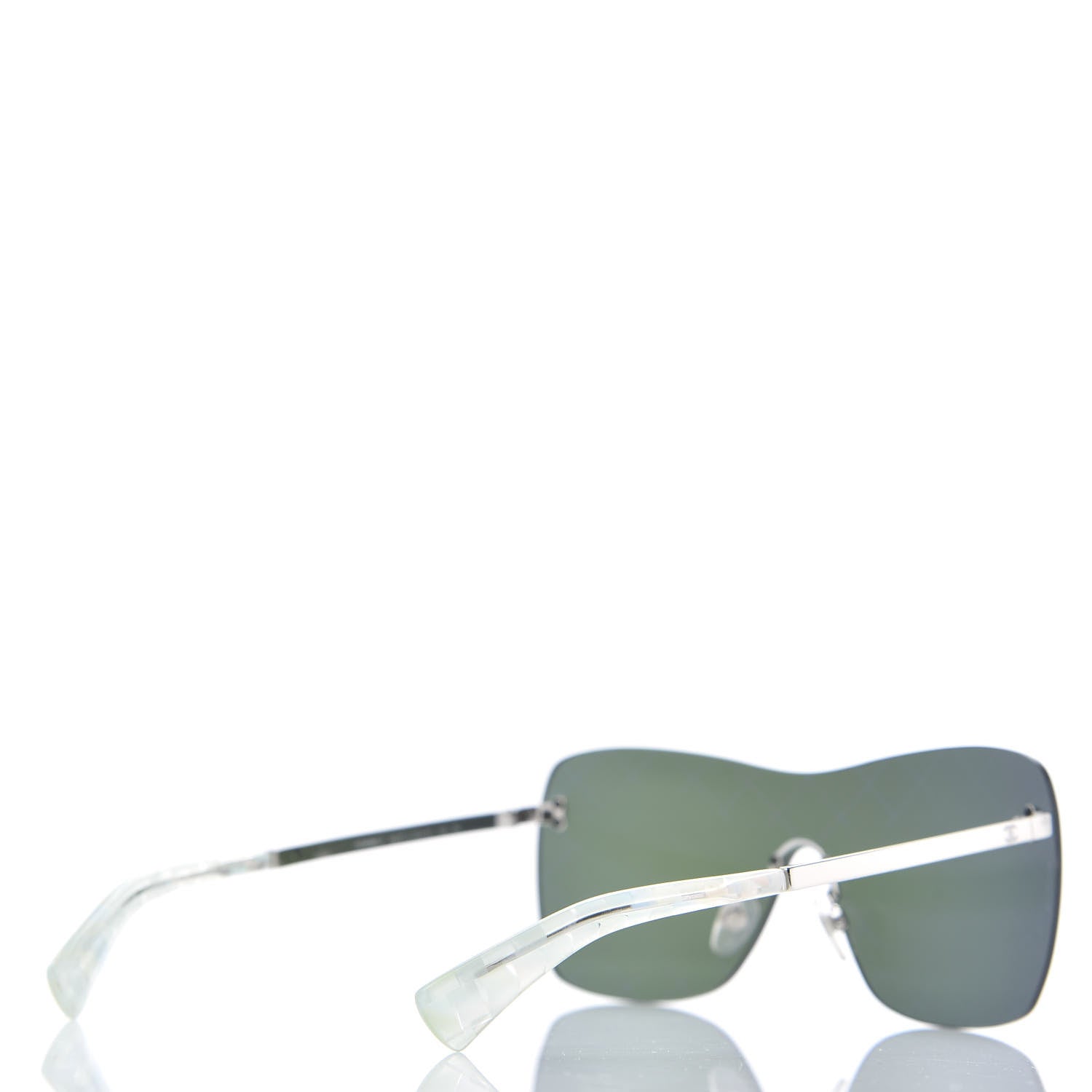 Chanel Shield Runway Sunglasses 4215 Silver Purple 4 of 7