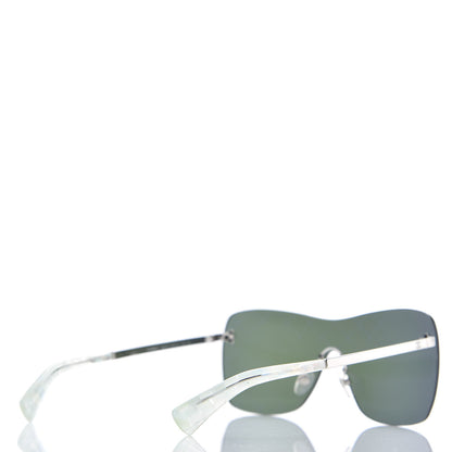 Chanel Shield Runway Sunglasses 4215 Silver Purple 4 of 7