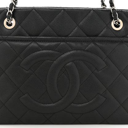 Chanel Caviar Quilted Timeless CC Soft Tote Black 8 of 11
