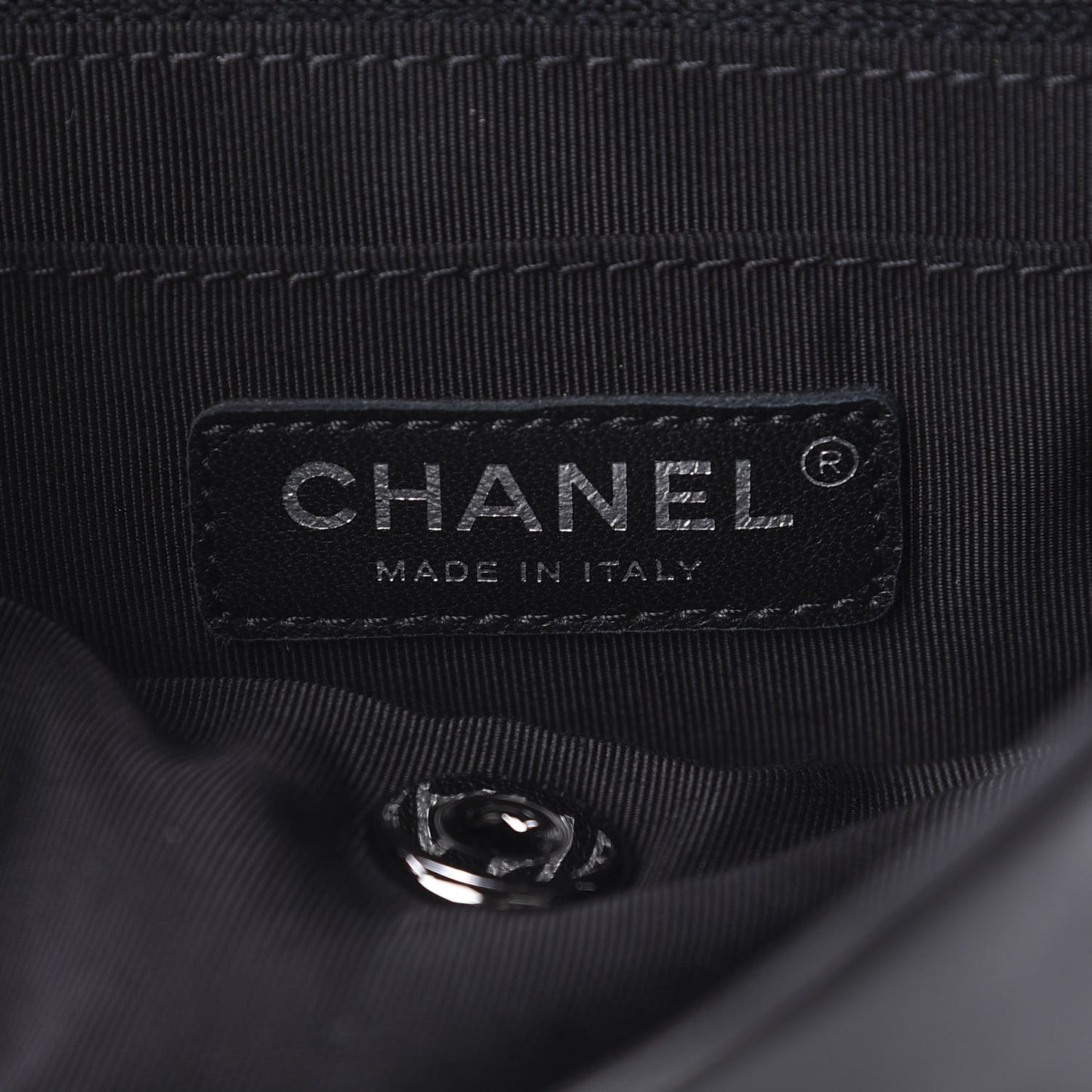 Lambskin Quilted Small Urban Spirit Backpack Black