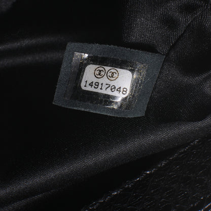 Chanel Python Stitch Flap Black 7 of 8