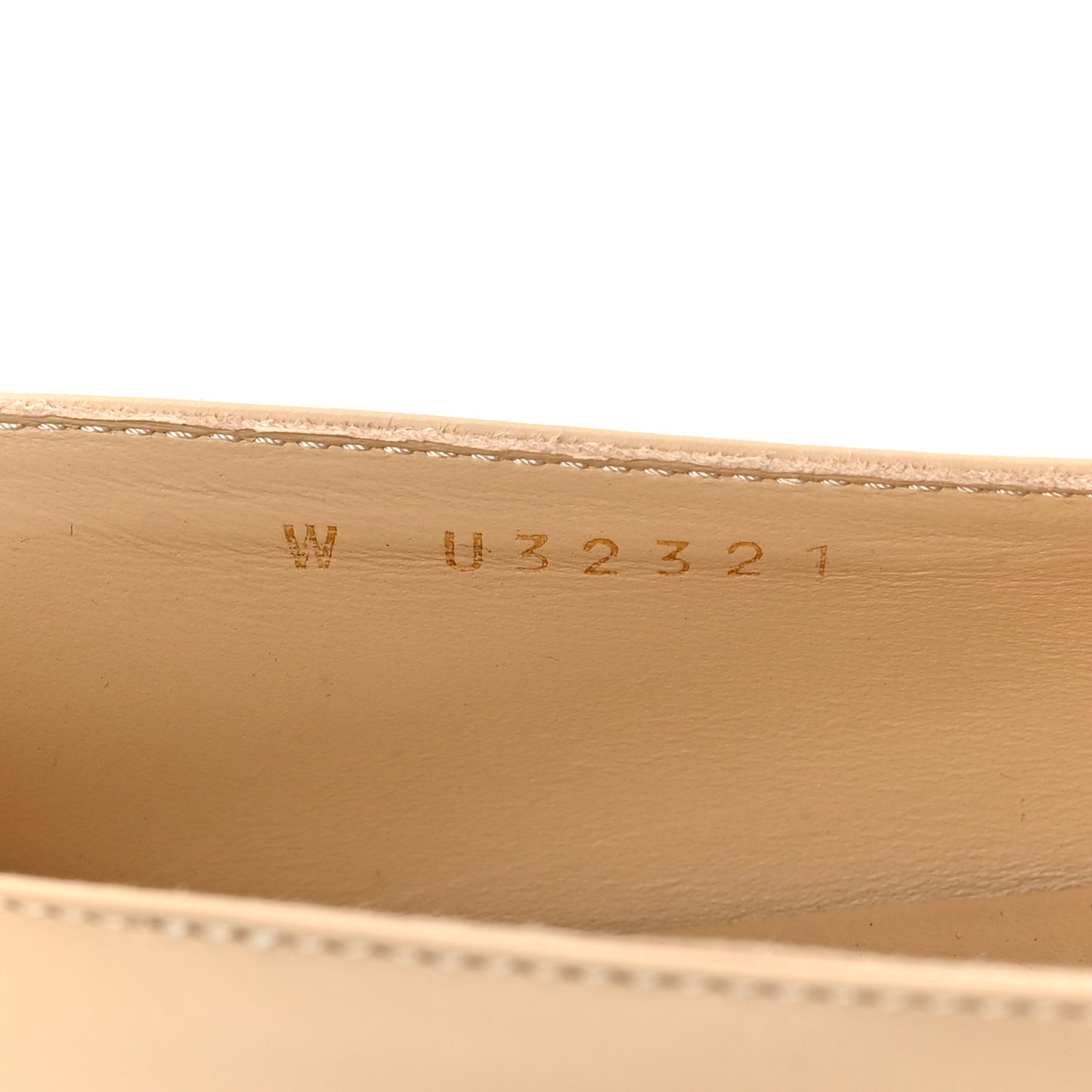 Lambskin Cap Toe CC Uniform Ballerina Flats 39 Beige Black