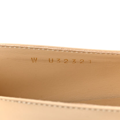 Chanel Lambskin Cap Toe CC Uniform Ballerina Flats 39 Beige Black 8 of 9