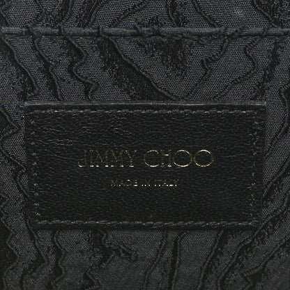 Jimmy Choo Metallic Coarse Glitter Celeste Clutch Champagne 6 of 9