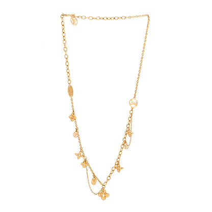 Louis Vuitton Metal Blooming Supple Necklace Gold 3 of 6