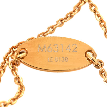 Louis Vuitton Brass Nanogram Bracelet Silver Gold 5 of 6