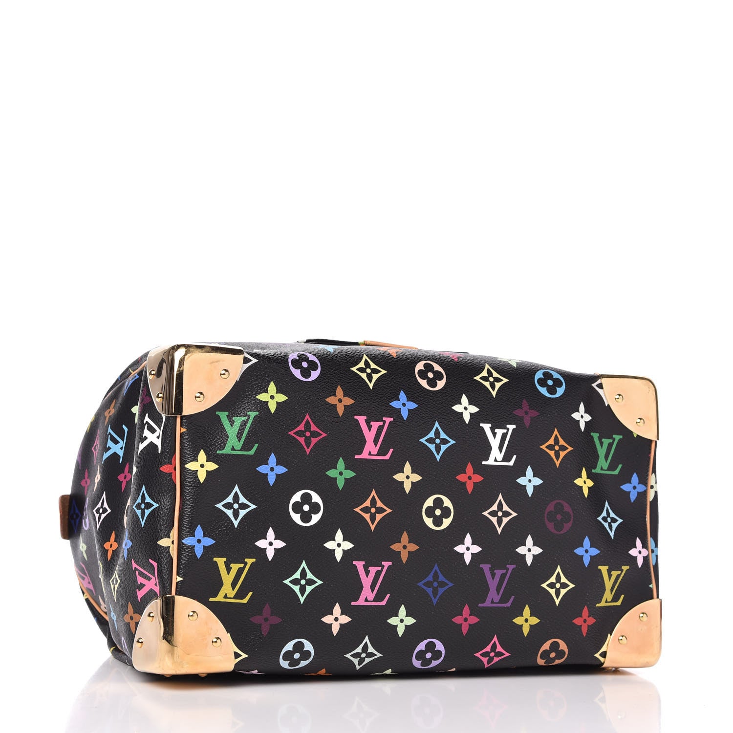 Louis Vuitton Monogram Multicolor Speedy 30 Black 4 of 10