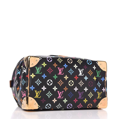 Louis Vuitton Monogram Multicolor Speedy 30 Black 4 of 10