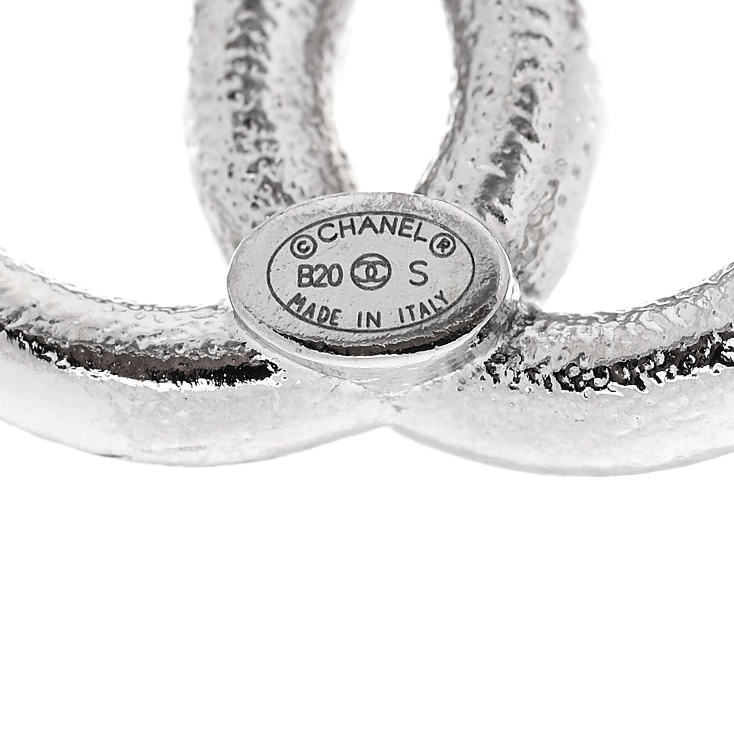 Crystal Palais Garnier CC Earrings Silver