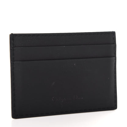 Christian Dior Calfskin D-Fence Card Holder Black 3 of 7