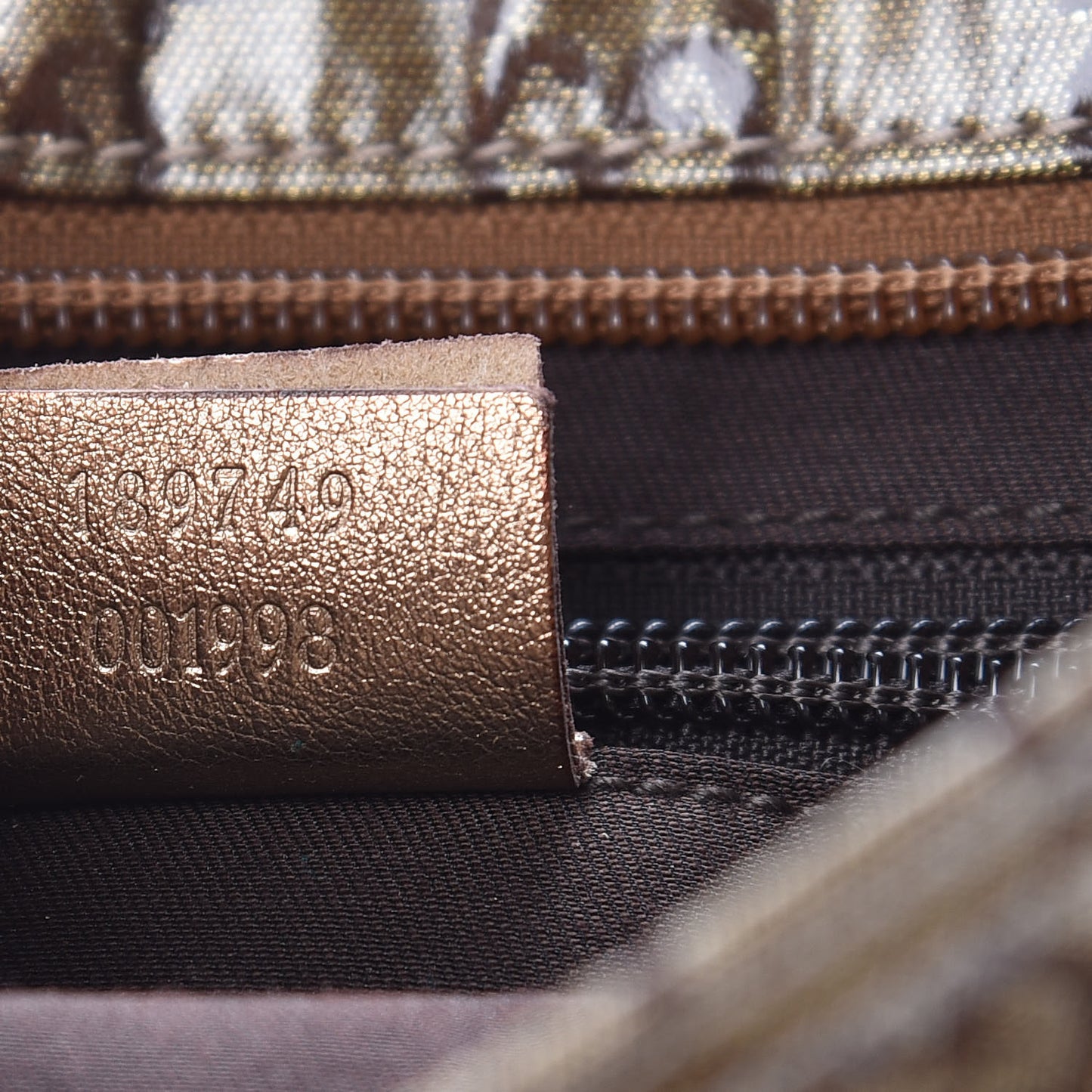 Crystal Monogram Web Small Flat Messenger Crossbody Bronze