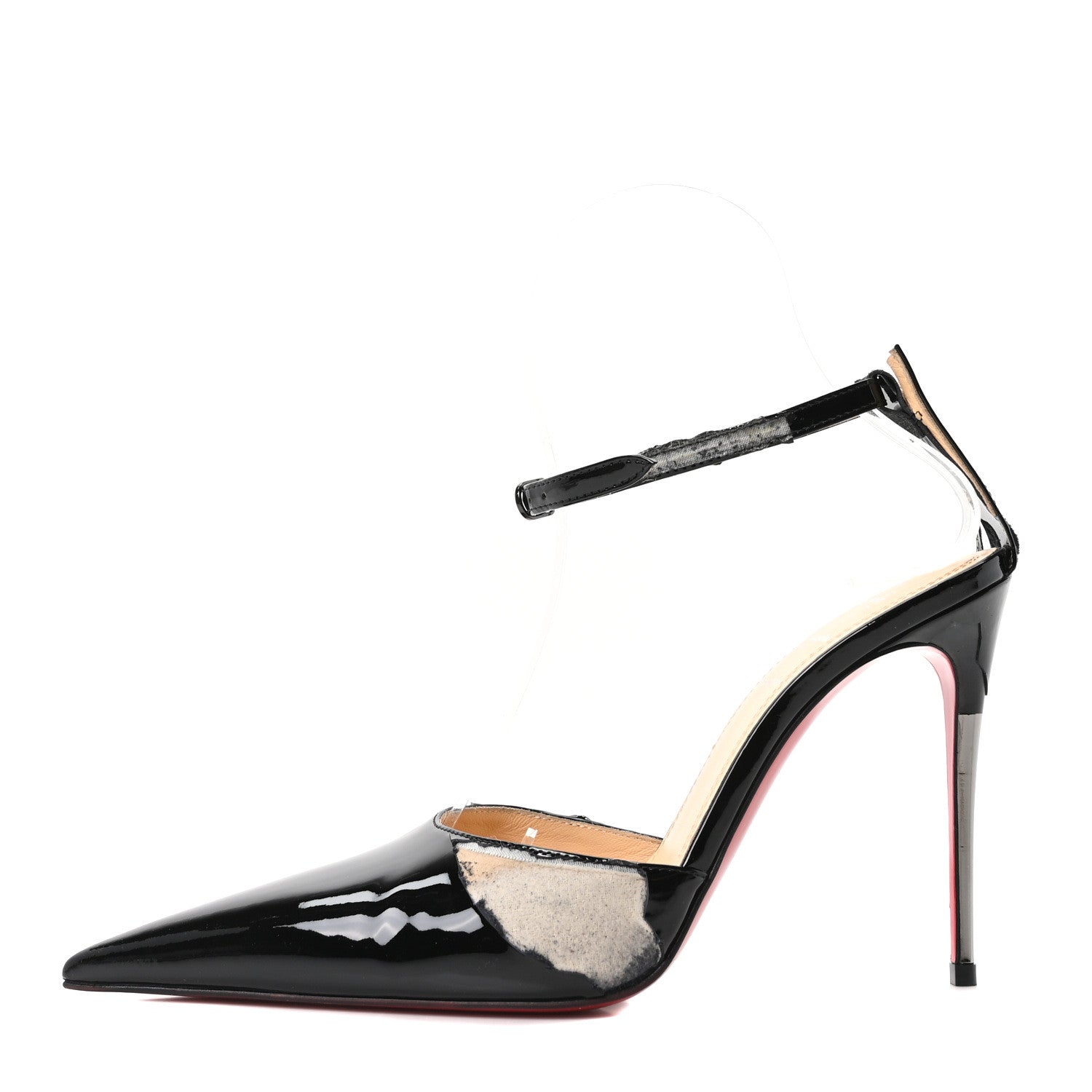 Christian Louboutin X MAISON MARGIELA Patent Bilougiela 25 Pumps 36.5 Black 1 of 8