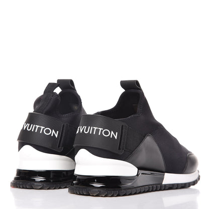 Louis Vuitton Calfskin Fabric Run Away Sneakers 35 Black 4 of 7