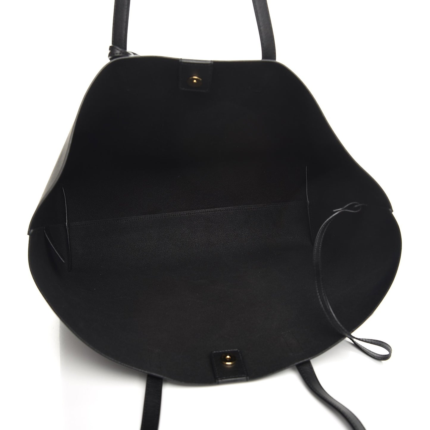 Calfskin Large Shopping Tote Black