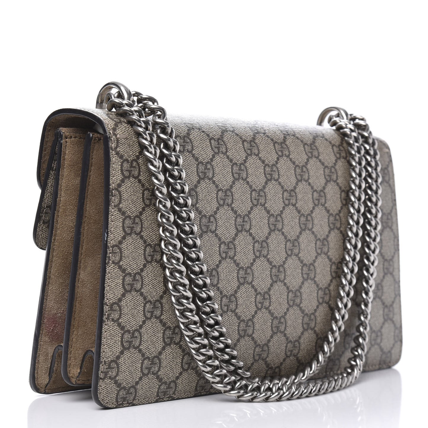 GG Supreme Monogram Small Dionysus Shoulder Bag Taupe