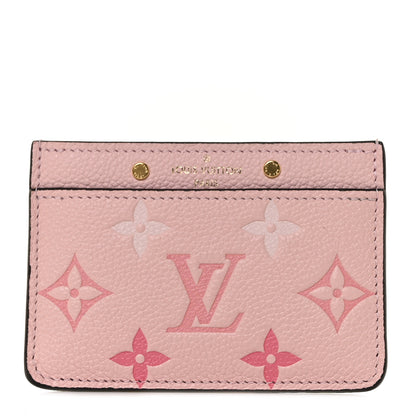 Louis Vuitton Empreinte Monogram Giant By The Pool Card Holder Bouton De Rose 1 of 8