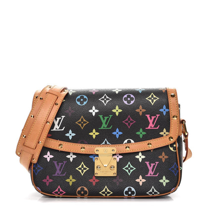 Louis Vuitton Monogram Multicolor Sologne Black 1 of 11