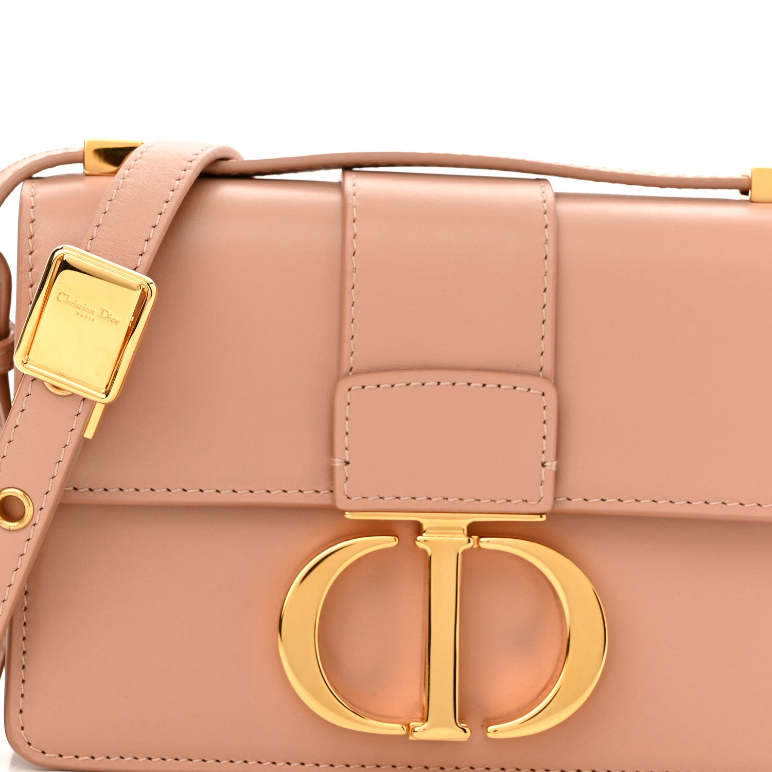 Christian Dior Box Calfskin Micro 30 Montaigne Flap Bag Rose Des Vents 7 of 10