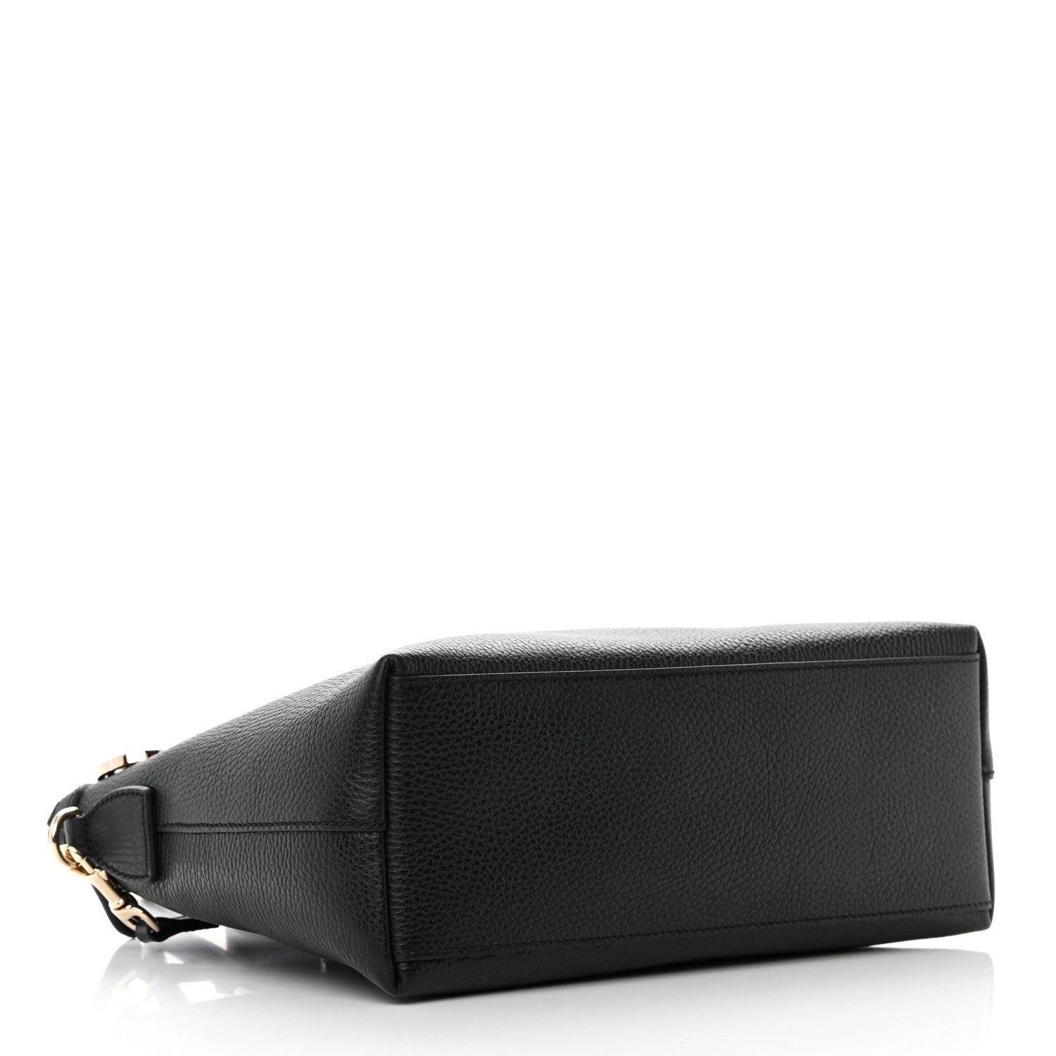Gucci Dollar Calfskin GG Charm Satchel Black 4 of 20