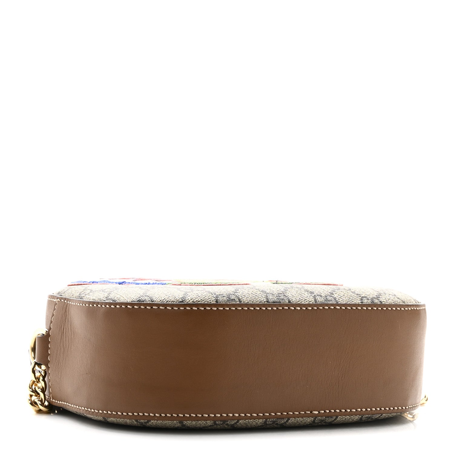 Gucci GG Supreme Monogram Butterfly Embroidered Mini Chain Shoulder Bag Beige Tuscany 4 of 11