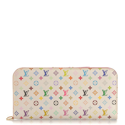 Louis Vuitton Monogram Multicolor Insolite Wallet White Litchi 1 of 7