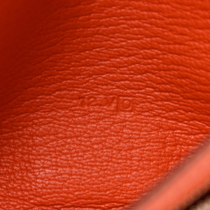 Hermes Chevre Mysore Bearn Gusset Wallet Feu 7 of 7