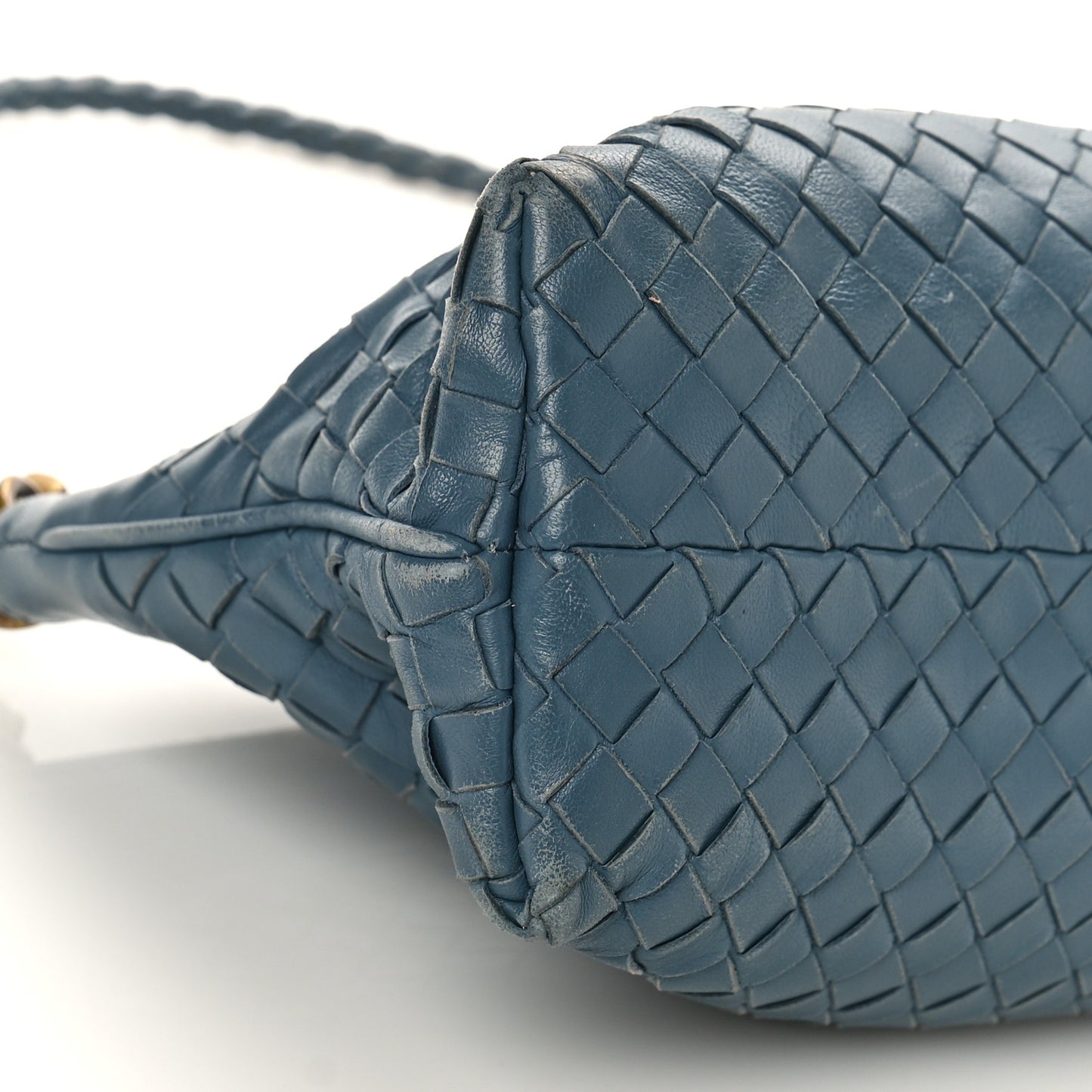 Nappa Intrecciato Mini Shoulder Bag Krim