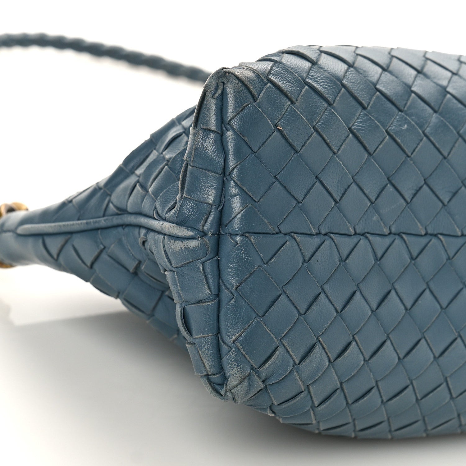 Bottega Veneta Nappa Intrecciato Mini Shoulder Bag Krim 9 of 11