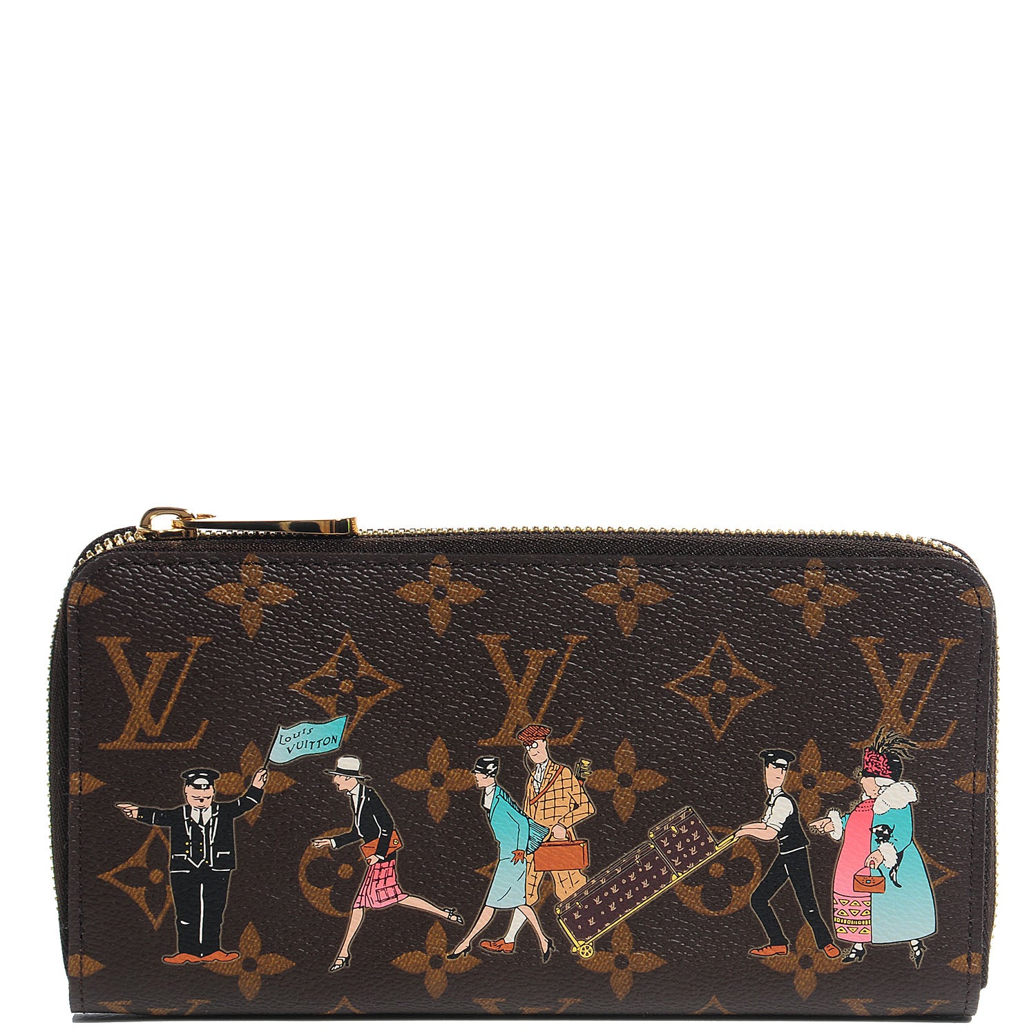 Louis Vuitton Monogram Illustre Zippy Wallet Rose 1 of 8