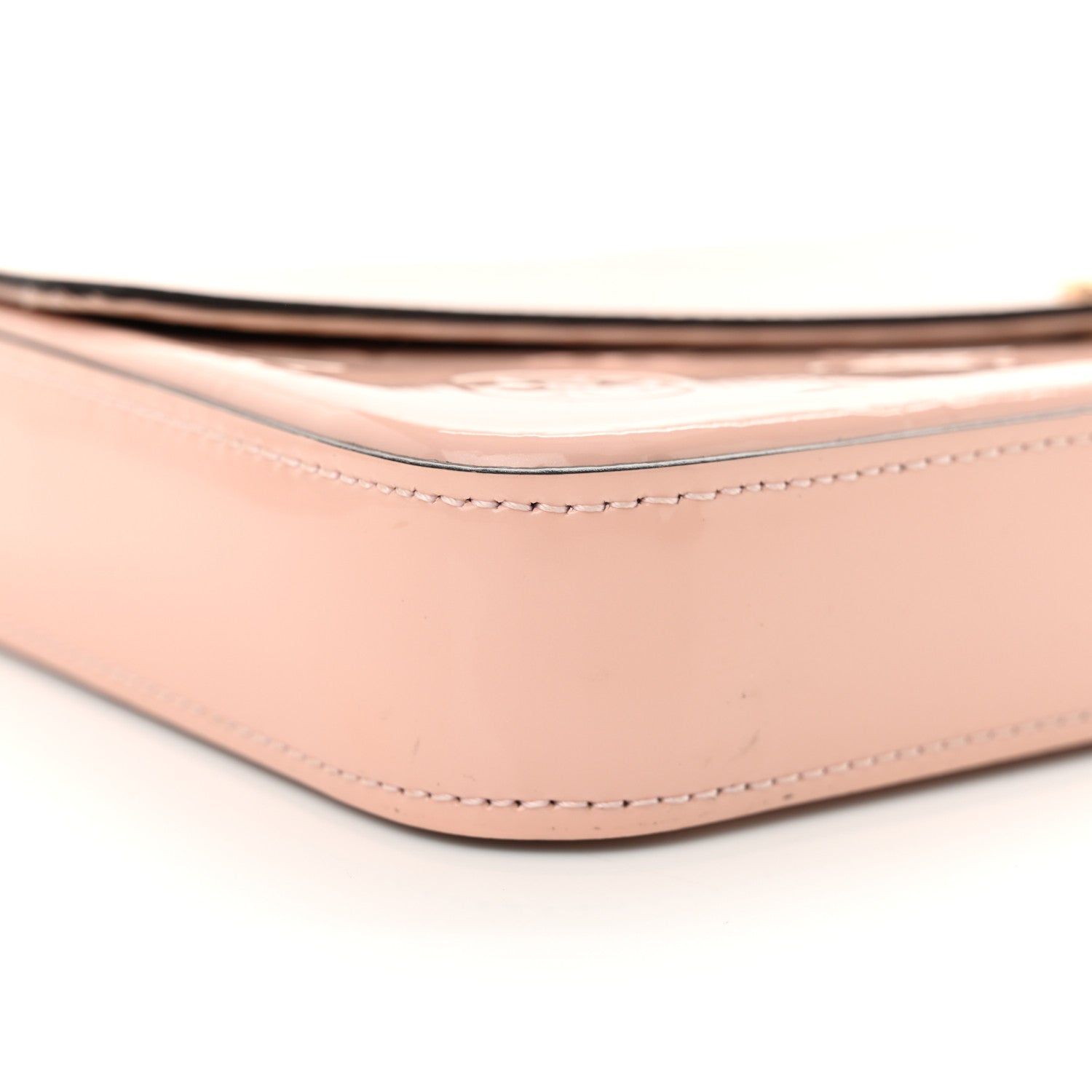 Louis Vuitton Vernis Pochette Felicie Chain Wallet Rose Ballerine 10 of 11